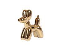 Small Animal Statues Home Décor Gold Figurine Accent Shiny Ornaments Ceramic Decor Decor for Shelves