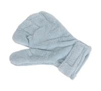 Small Animal Training Glove for Bonding Grooming and Bite Protection | Coral Fleece, 23.50x19.50x1.50cm Size, Finger Friendly Calming Handling for Chinchillas and Sugar Gliders
