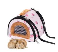 Small Animal Transport Bag | Warm Bag for Cold Weather | Chinchilla Carry Bag for Shoulder | For Reptiles Lizards Leopard Gecko Chameleon Hedgehog Chinchilla Camping Moving Commuting