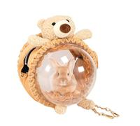 Small Animal Travel Pet Carrier Hamster House Bag STECABLE PETABLE ZEISCHE TAGT BAG JESTAVE TAGT BAY JEDER CARRIER CARRIER CARRIER CARE Career Bag Care Rice Pet Travel Pet