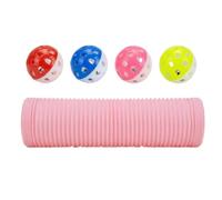 Small Animal Tubes Interactive Toy for Small Animals with Bell | Hamster tunnel for the cage. For pets such as gerbils, rabbits, ferrets and squirrels inside the cage