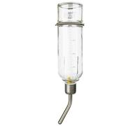 Trixie Small Animal Glass Water Bottle 500ml with Ball Valve Float for Chinchillas & Rabbits - 60443