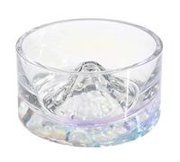 Small Animal Water Dish 45ml Clear Glass Pet Food Container