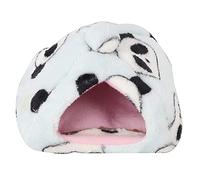 Small Animal Winter Thicken Plush Cloth Pet Hamster House in Panda Sky Blue Color, Reusable Hamster Bed, Suitable for, Hedgehog, Guinea Pig, Flying Squirrel (M)