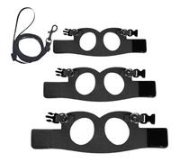 Small Animal Wiring Harness - Escape Guide Adjustable Strap with Traction Rope - Small Animal Training 3 Straps for Outdoor Walking
