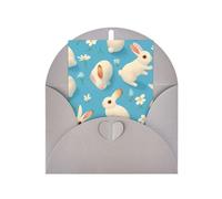 Small animals Flower patterned Gray party invitation, vertical greeting card, suitable for anniversary
