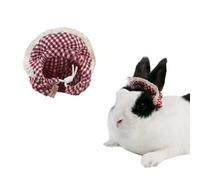 Small Animals Hat Rabbit Cap Pet Headgear Kitty Head Accessories for Ferret Guinea Pig Squirrel Kitten Mini Dog and Small Breeds (Large,Pink)