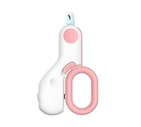 Small Animals Nail Clippers with LED Lights to Avoid Excessive Cutting and Sharp Blades - Professional Claw Trimmer for Tiny Dog Cat Kitten Bunny Rabbit Bird Guinea Pigs Ferret Hamsters (Pink)