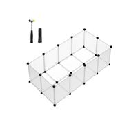 Small Animals Pet Playpen, White / 125 x 63 x 42 cm