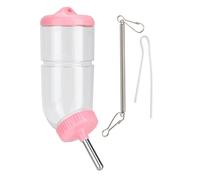 Small Animals Water Drinking Bottle Feeder Premium No Drip Leak Proof Spring Hanger Design Large Capacity Water Dispenser for Hamsters Rabbits Mice Gerbils PVC Material 20x8.3cm