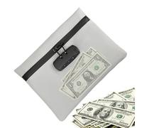 Small Anti-Theft Bag | Anti-Theft Pouch | Small Dry Bag Document Holder | 24.5 x 16 cm | Lockable Bags with Secure Closure Wallet for Passports Cash Keep Valley Items