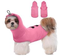 Small Anxiety Shirt for Dogs,Breathable Anxiety Jacket for Strangers,Storm,Travel,Bichon Calming Vest Wraps Ears,Breathable for All-Seasons,Machine Washable,Rose