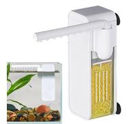 Small Aquarium Filter Internal Powerful Anti-Clog Pump | Submersible Fish Tank Filter Pump for Turtle Betta Tetra Breeders Saltwater Home Office