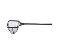 Small Aquarium Fish Net Lightweight Nylon Fish Tank Fishing Net Square Fish Shrimp Net Meshy Fish Tank Catching Cleaning Mesh Tool with Plastic Handle(L)