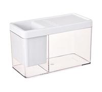 Small Aquarium, Fish Tank, Tiny Aquarium, Betta Fish Tank, Transparent Rectangular Fish Tank, Modern Compact Transparent Tank, Nano Glass Aquarium, Fish Bowl