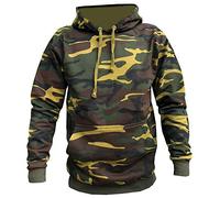 Small Army Camouflage Classic Plain Pullover Hoodie Unsex and These are Ideal for Mens and Ladies Hooded Sweatshirt