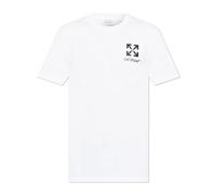 Small Arrow Slim T-shirt- male- Off White- T-Shirts- White- S- Tops S