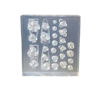 Small Art Accessories Molds Delicate Shape Nails Designing Moulds Nails Embellishment Molds for Delicate Manicure Designs Silicone Bowknot Nail Mold