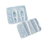 Small Art Accessories Molds Goldenfish Series Nails Designing Nails Embellishment Molds for Delicate Manicure Designs Washable Silicone Nails Stamp