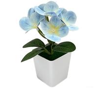 Small Artificial Hydrangea In Pot, 3D Printed Fake Flower For Home Decor