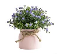 Small Artificial Plants 20cm for Home Decor(Purple)