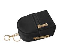 Small Backpack Keychain Cosmetic Bag for Women PU Leather Materials Lipsticks Holder Travel Makeup Zippered Pouches Cosmetic Bag