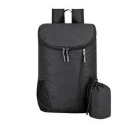 Small Backpacks for Women Waterproof Foldable Day Trips Backpacks with Removable Luggage for Outdoor Activities Camping Sports Various Colours Small Backpacks Sporty, black, A