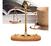 Small Balance Scales | 1:12 Realistic Creative Kids Science Toys,Mini Balance Justice Law Scale Figurine,for Bathrooms Kitchens Bedrooms Classroom School