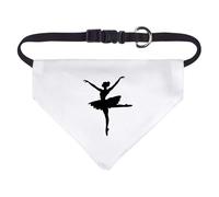 Small 'Ballerina Silhouette' Dog/Cat/Pet Bandana (PD00063451)