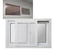 Small Basement Window Flush Mount Home Replacement Windows with 2 Pane Insulated Tempered Glass for Bathroom Kitchen Mobile Home(66X30CM/25.9X11.8in)
