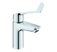 Small Basin Taps Grohe Eurosmart EcoJoy with open lever and anti-scald protection Chrome