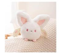 Small Bat Plush，Kawaii Black White Bat Stuffed Animals Angel Devil Toy For Girls Boys Birthday Halloween (Color : White)
