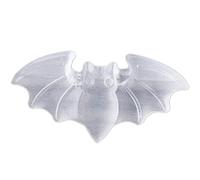 Small Bat Statues Hand Carved White Selenite Animal Figurine Natural Crystal Gemstone Figurine Sculpture Pocket Gift Home Decor Ornaments for Living Room, Bedroom, Office Desktop, Cabinets