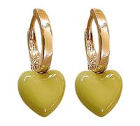 Small Batch Heart Shaped Ear Clips With A Cool Aesthetic And Retro Versatile Stylish Earrings For All Occasions Simple Earrings Silver, Einheitsgröße, Zinc alloy