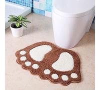 Small Bathroom Bath Mat for Toilet/Shower Room,40x60cm Non Slip Bathmat Bathroom Shower Rugs,Shaggy Carpet Absorbent Doormat Floor Mat