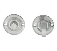 Small Bathroom Thumbturn Lock And Release Handle 67mm Spindle Satin Chrome