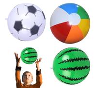 Small Beach Ball,Pool Ball - 12 Inch Beach Inflatable Pool Toys for Party Supplies Decorations, Adults Kids Summer Water Games