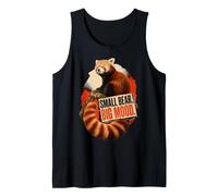 Small Bear Big Mood Funny Red Panda Tank Top