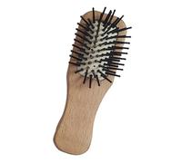 Small Beechwood Portable Brush With Fashion Massage Paddle Styling Comb Wood Detangler Hair Care Accessory