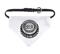 Small 'Beer Bottle Cap' Dog/Cat/Pet Bandana (PD00064783)