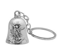 Small Bell - Retro Metal Silver Charm Pendant, Vintage Mini Jingle Ornament, Blessing Key Ring Accessory, Hanging Design for Purse Tote Bag Home Decor Party Birthday Outdoor Cycling Riding Use
