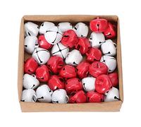 Small Bells Christmas For Craft Wreath Christmas Tree Decorations Red White Mixed Color Pack Of 36 Colorful Craft