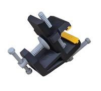 Small Bench Vise, Portable with 100mm Jaw Capacity, 16.0x16.0x8.0cm, Crafting Small Table Vise, Hobby Clamp Model Building, Adjustable with Non SlipJaws, for Jewellery Repair and Gluing