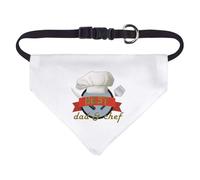 Small 'Best Dad & Chef' Dog/Cat/Pet Bandana (PD00059315)