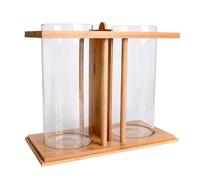 Small Betta Desktop Dual Glass Fish Tank - Mini Table Aquarium For Betta Fish And Micro Landscapes
