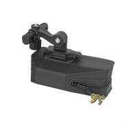 Small Bicycle Seat Pack with Waterproof Outer Shell and Quick Release Mount for Secure Carry of Phone Keys and Repair Essentials (Black)