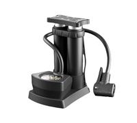Small Bicycles Pump, Bikes Pump Foot-Activated Bicycles Tire, Portable Air, High-Pressure Inflator with Gauge for Car Tires, Road Bikes, Mountain