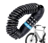 Small Bike Lock,Portable 4 Digit Combination | Heavy Duty Anti Theft Secure Guard - for Travel Outdoor Campus Commute Security Exercise Parking Recreation