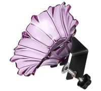 Small Bird Bath Dish Feeder with Bracket for Yard and Branches | Iron and PP Build, Purple Finish, Stable Design, Easy Installation, Multifunctional Use for Birds