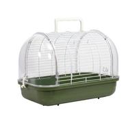 Small Bird Cage - Acrylic, 32x21x22cm, Bird Travel Carrier, Transparent Design | Portable Handle Ventilated Travel Birds Cage, Carrier for parakeets, conures, cockatiels